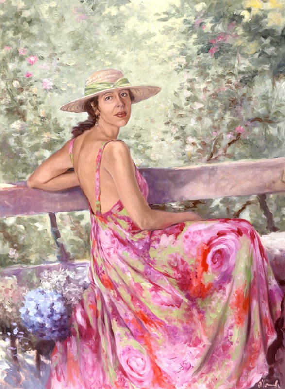 Dalila Sottomayor, Oil on canvas, 100 x 75 cm